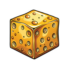 Cheese slices Vector Design Illustration