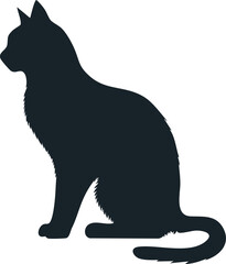 black cat silhouette