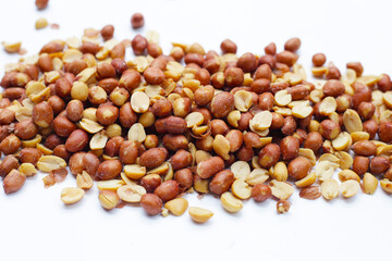 Red skin peanuts roasted salted, peanut snacks