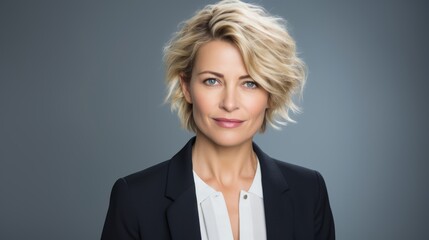 potrait of middle aged female CEO manager