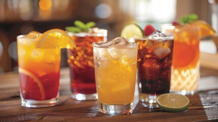 The pubs menu boasts an impressive selection of nonalcoholic beverages including virgin versions of classic cocktails and locally brewed sodas.