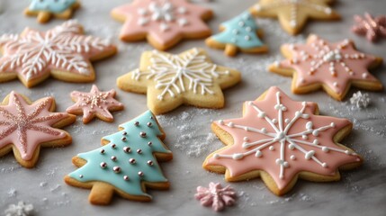 Festively Decorated Christmas Cookies: A Sweet Holiday Collection