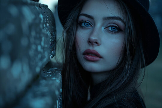 Sad bury ceremony at old cemetery church funeral farewell RIP generative AI picture