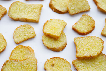 Crispy butter and sugar bread