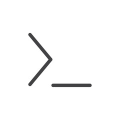 Code icon Logo symbol outline set