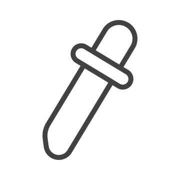 recommend clip art: Colour picker icon Logo symbol outline set