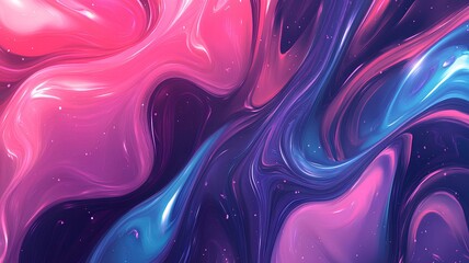 Obraz premium pink and blue liquid abstract background