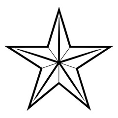 Star Icon Set   Vector Stock Illustration  different forms of stars..
