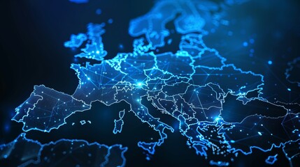 Global Network Connections in Europe Generative AI