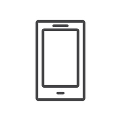Mobile icon Logo symbol outline set
