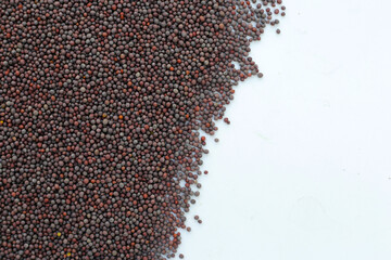 Raw organic black mustards seeds