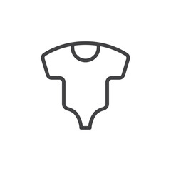 Romper icon Logo symbol outline set
