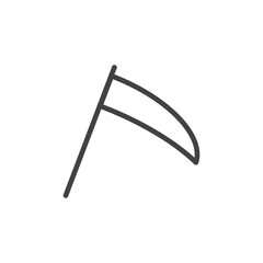 Scythe icon Logo symbol outline set