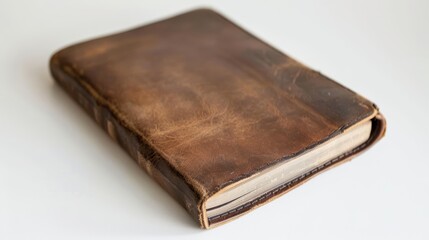 Obraz premium Blank Notebook on White Background for Creative Projects Generative AI