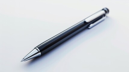 Stylish Pen on a Clean Background for Office Use Generative AI