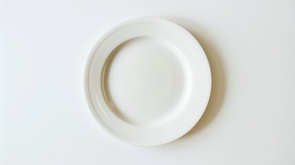 Delicious Meal Presentation on a White Background Generative AI