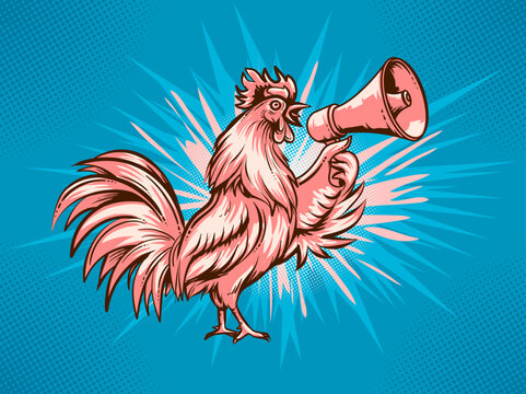 Rooster Crowing Cartoon Images – Browse 10,218 Stock Photos, Vectors ...