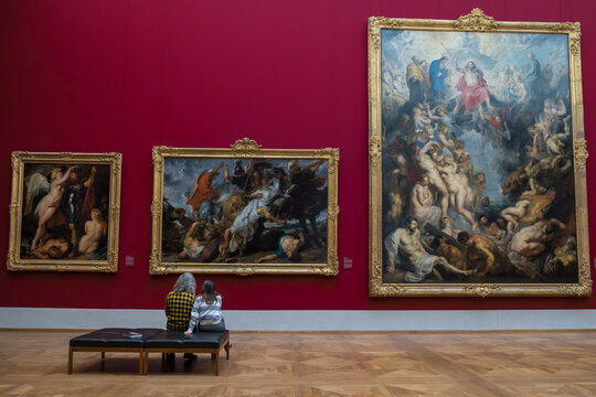 Munich, Germany - November 8, 2024. Alte Pinakothek (Old Pinakothek) in the Kunstareal in Munich. One of the oldest galleries in the world, houses one of the most famous collections of Old Masters.