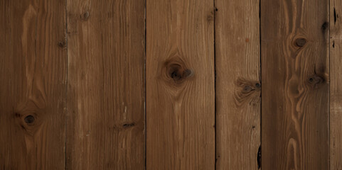 Fototapeta premium Brown wood texture background. 
