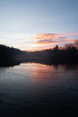 Naklejka premium Sunset