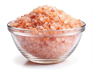 Pink Himalayan Salt in Glass Bowl - Panoramic Photography