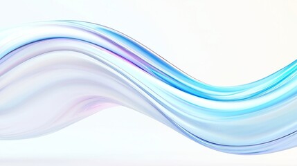 Fototapeta premium Abstract wave design, flowing curves in vibrant colors, creating a dynamic backdrop, ideal for modern presentations, digital art projects, or creative displays.