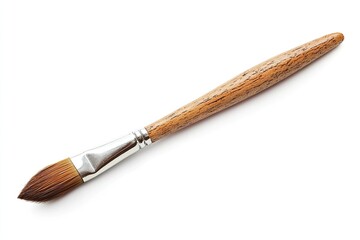 Fototapeta premium paintbrush isolated. Tools and equipment. On white baground. Clipping path included