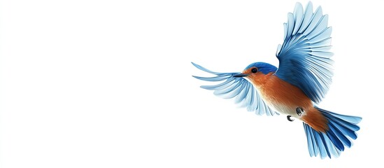 Obraz premium A colorful bird in flight showcasing its vibrant feathers.