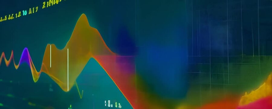 Animation of a dynamic graph with fluctuating data point