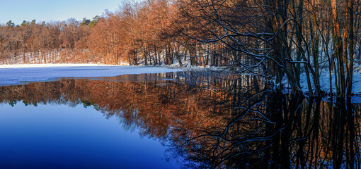 Fototapeta premium Zima na Warmii.