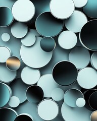 Explore the intricate beauty of abstract circular designs in modern artistry