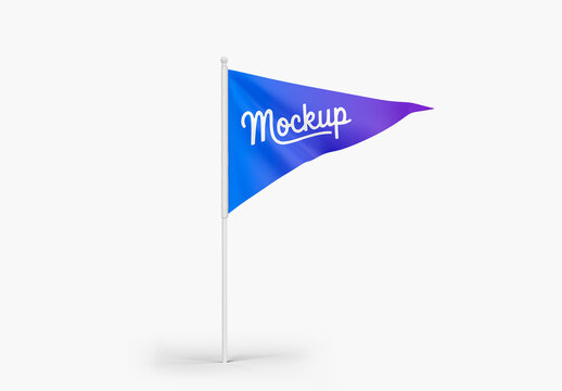 Flag Mockup - Front View