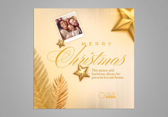 Merry Christmas Social Media Template
