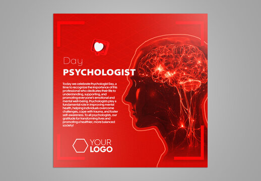 Social Media Template Mental Health generative ai