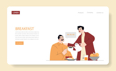 one day of carpentry. Flat Vector Illustration