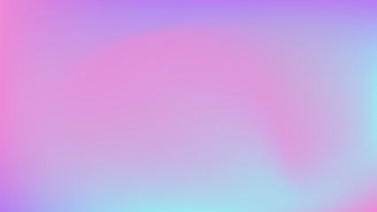 Purple iridescent gradient background. Pastel hologram rainbow pattern. Pink and blue color mesh effect for geometric 90s futuristic banner template. Cosmic multicolor material for soft cover bg © Mariia