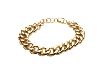 Obraz premium gold necklace isolated on transparent background