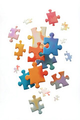 Naklejka premium Realistic Crab Close-Up Puzzle for Marine Puzzle Fans