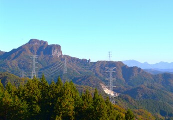 autumn landscape in the mountains