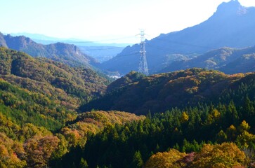 Fototapeta premium autumn landscape in the mountains