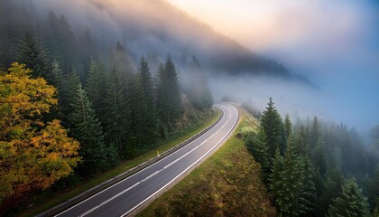 road in mountains