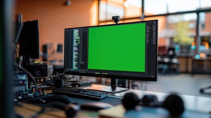 Green Screen Computer Setup
