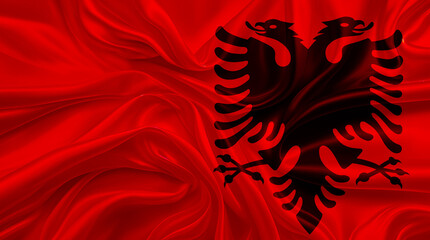 albanian flag for national Day or Independence Day of albania