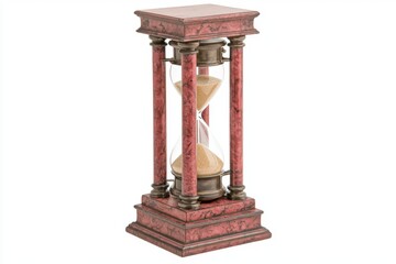 Elegant Antique Hourglass with Sand, Classic Design, Vintage Decor, Timeless Piece for Home or Office, Ideal for Symbolizing the Passage of Time and Reflection