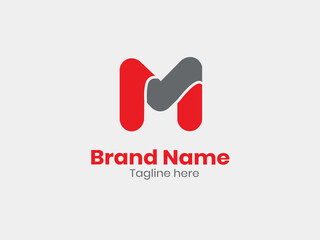 M letter logo vector icon illustration