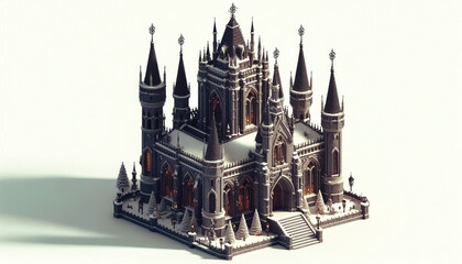 Obraz premium Illustration against light background with space for text, 3d render