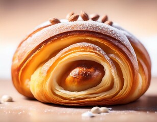 Fototapeta premium a close up of a pastry