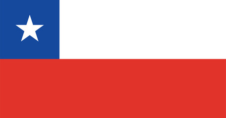 Chile Flag Illustration