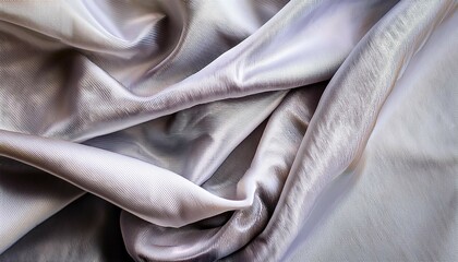 Obraz premium abstract white and gray silk fabric weave of cotton or linen satin fabric lies texture background