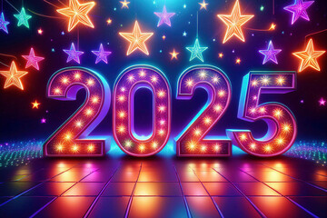  2025 new year, stars
